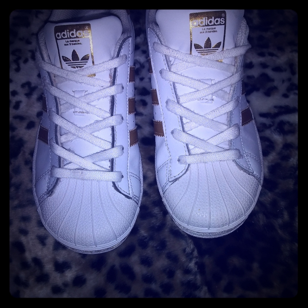 Girls Gold Adidas Ortho lite